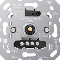 JUNG 1731DD UNIVERSAALNE LED 3-100W PÖÖRDDIMMER