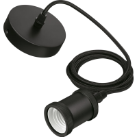 CORD/MODERN/E27/BLACK 1CT EU LED LAMP