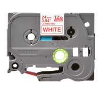 BROTHER PRINTERI LINT VALGE TZE-252 24MMX8M PUNANE TEKST