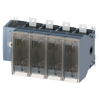 3KF4440-0LF11 KOORMUSLÜLITI SULARITELE 400A Size4 4P S1 S2 PEALMINE KÄEPIDE VASAKUL KÄEPIDEMETA POLTÜHENDUS