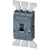 3VA2612-5HL32-0AA0 3VA2 1250 KOMPAKTKAITSELÜLITI Icu=55kA @415V 3P ETU320 LI In=1250A Ir=500A...1250A Ii=1.5...10xIn POLTÜHENDUS