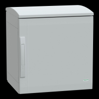 NSYPLAT554G PÕRANDAKILP POLÜESTER VERS. PLAT PEALT AVATUD VARIKATUSEGA 500X500X420 IP44