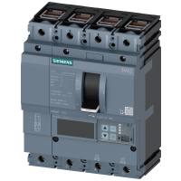 3VA2040-8KP46-0AA0 3VA2 100 KOMPAKTKAITSELÜLITI Icu=150kA @415V 4P ETU850 LSI In=40A Ir=16A...40A Isd=0.6..10xIn Ii=1.5..12xIn N(OFF KUNI 160%) KAABLIÜHENDUS