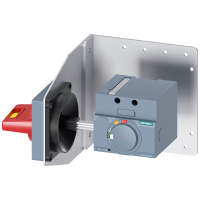 3VA9157-0PK55 3VA1 100/160 TARVIK UKSEKÄEPIDE KÜLJELE KOLLA/PUNANE IP65 PAIGALDUSRAAM