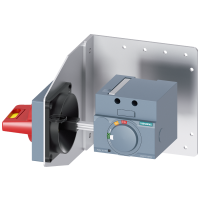 3VA9157-0PK57 3VA1 100/160 TARVIK UKSEKÄEPIDE KÜLJELE KOLLA/PUNAN IP65 PAIGALDUSRAAM 24VDC VALGUSTUS