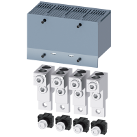 3VA9224-0JC22 3VA2 100/160/250 TARVIK KAABLIÜHENDUS TERMINAL 4TK  2X25 … 150mm² CU/AL TOITE VÄLJAVÕTE  PUUTEKAITSE 1TK