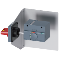 3VA9257-0PK57 3VA1 250 TARVIK  UKSEKÄEPIDE KÜLJELE KOLLA/PUNANE IP65 PAIGALDUSRAAM  24VDC VALGUSTUS