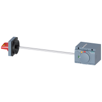 3VA9267-0PK17 3VA2 100/160/250 TARVIK UKSEKÄEPIDE KÜLJELE KOLLA/PUNANE IP65 24VDC VALGUSTUS