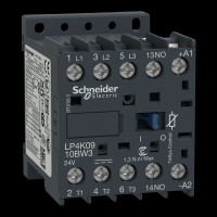 LP4K0910BW3 KONTAKTOR 4.0KW 24VDC  3NO / 1NO 9A SCHNEIDER