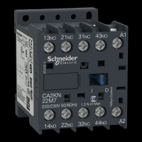 CA2KN22M7 2 NO+2 NC 220...230 V AC 50/60 Hz KONTROLLRELEE S