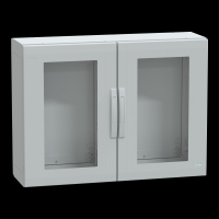 NSYPLA7103TG PÕRANDAKILP POLÜESTER VERS. PLA KINNINE 750X1000X320 IP65 KLAASUKS