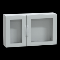 NSYPLA7123TG PÕRANDAKILP POLÜESTER VERS. PLA KINNINE 750X1250X320 IP65 KLAASUKS