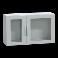 NSYPLA7124TG PÕRANDAKILP POLÜESTER VERS. PLA KINNINE 750X1250X420 IP65 KLAASUKS