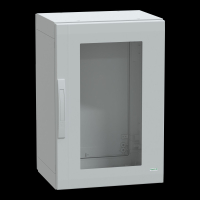 NSYPLA754TG PÕRANDAKILP POLÜESTER VERS. PLA KINNINE 750X500X420 IP65 KLAASUKS