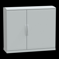NSYPLAZT10124G PÕRANDAKILP POLÜESTER VERS. PLAZT AVATUD ALUSEGA+VARIKATUS 1000X1250X420 IP44