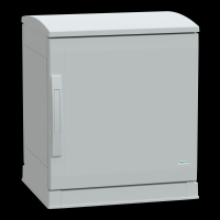 NSYPLAZT554G PÕRANDAKILP POLÜESTER VERS. PLAZT AVATUD ALUSEGA+VARIKATUS 500X500X420 IP44