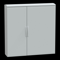 NSYPLAT12123G PÕRANDAKILP POLÜESTER VERS. PLAT PEALT AVATUD VARIKATUSEGA 1250X1250X320 IP44