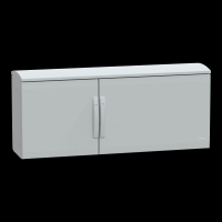 NSYPLAT5123G PÕRANDAKILP POLÜESTER VERS. PLAT PEALT AVATUD VARIKATUSEGA 500X1250X320 IP44