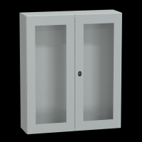 NSYS3D121030DT SPACIAL S3D SEINAKILP 2 LÄBIPAISTVAT UST PPLAADITA H1200XW1000XD300 IP55 IK08 RAL7035