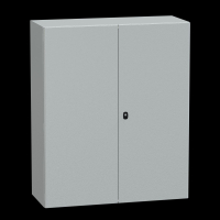 NSYS3D121040DP SPACIAL S3D SEINAKILP 2 VALGE UKS PAIGALDUSPLAAT H1200XW1000XD400 IP55 IK10 RAL7035