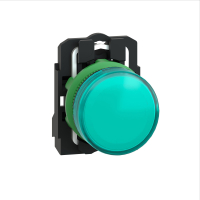 XB5AVG3 SIGNAALLAMP PLAST ROHELINE Ø22 LED LÄÄTS 110…120V AC