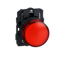 XB5AVG4 SIGNAALLAMP PLAST PUNANE Ø22 LED LÄÄTS 110…120V AC