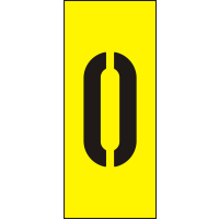 NUMBER 0 H25/TÄHT O H25