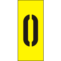 NUMBER 0 H25/TÄHT O H25