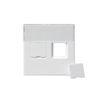 1819-84 KATTEPLAAT 2XRJ45 1819.02-LE VALGE IMPRESSIVO