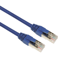 100-159 EXCEL CAT6a FFTP LSOH PATCH LEAD BOOTED 1M-BLUE