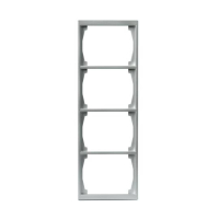 1724F100-83 4-NE RAAM 100MM RAAM ALUMIINIUM