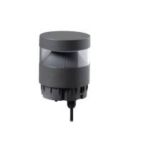 GUIDELUX SKY FLAT 10/15W/830/840 480/700LM IP65 IK10 TUMEHALL POLLARVALGUSTI PEA