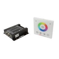 VEGAS 768W CONTROLLER IP20 RGBW WITH WALL MOUNTED TOUCH PANEL