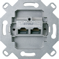 MTN465706 2xRJ45 SISU. CAT6. MERTEN