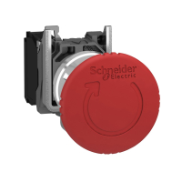 XB4BS8442 HÄDASTOPP NUPP 40MM PUNANE + 1NC SCHNEIDER