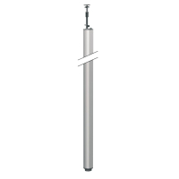 ISM20102 OPTILINE 45 POST SURVE ABIL KINNITUV ÜHEPOOLNE ALUMIINIUM 3100-3500MM