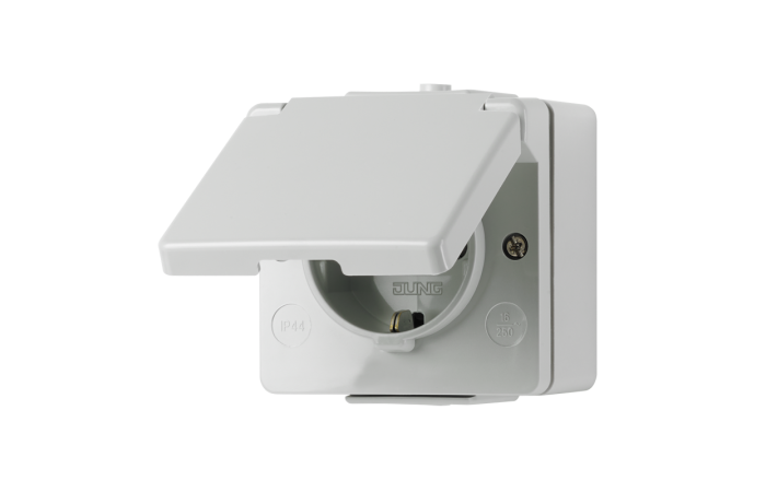 JUNG 620 W PISTIKUPESA KLAPIGA IP44