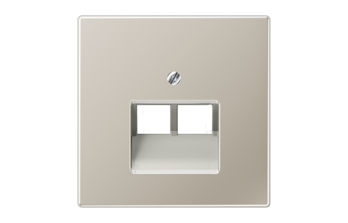 JUNG ES 2969-2 UA 2XRJ PESA KATE  STAINLESS STEEL