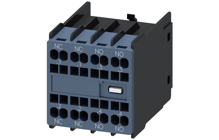 3RH2911-2HA22 S00-S2 3RT2 ABIKONTAKTIPLOKK PEALMINE VEDRUKLEMM 2NO+2NC