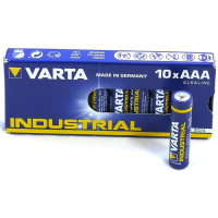 VARTA INDUSTRIAL PATAREI AAA/LR3 PATAREI (10TK)
