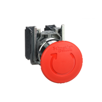 XB4BS8445 HÄDASTOPPLÜLITI KOMPLEKT 1NO+1NC PÖÖRATES TAGASTUV SCHNEIDER