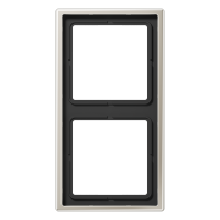 JUNG ES 2982 2-NE RAAM  STAINLESS STEEL