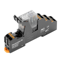DRI RELEE+PUSH IN SOKKEL+KLAMBER 2CO 24 VDC 5 A LED+DIOOD D-SEERIA