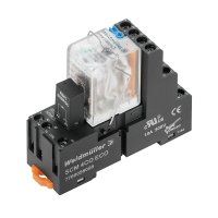 DRM RELEE+  KRUVI SOKKEL+KLAMBER 2CO 24 VDC 10 A LED+DIOOD+TESTNUPP D-SEERIA