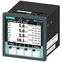 7KM5212-6BA00-1EA2 VÕRGUANALÜSAATOR ARVESTI PAC5100 LCD UKSELE L-L: 690 V L-N: 400 V 10 A  Modbus TCP Us=110 … 230 VAC 24 … 250 VDC