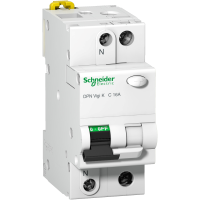 A9D23616 ACTI9 DPN VIGI K RIKKEVOOLUKAITSE+KAITSELÜLITI 1P+N B 16A 6000A 30MA TÜÜP A