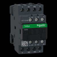 LC1D128G7 TESYS D KONTAKTOR 4P(2 NO + 2 NC) AC-1 <= 440V 25A 120V AC MÄHIS