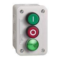 XALE33V1M NUPUKOMPLEKT KARBIS SURUNUPP ROHELINE 1NO+ PUNANE 1NC + ROHELINE LED 230..240V