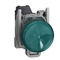 XB4BVBM3GEX SIGNAALLAMP PLAHVATUSOHTLIK KESKKOND ROHELINE LED 24 240V