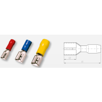 WEITK 44020 LAPIKPESA 6.3X0.8MM 4-6MM² KOLLANE